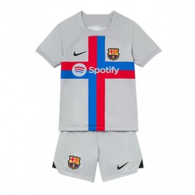2022/23 Barcelona Tredje Trøje Børn